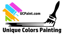UNIQUE COLORS PAINTING LLC, House Painter "Free Fast Quote" Des Moines IA • Interior/Exterior • Since 1999 • UCPaint.com logo