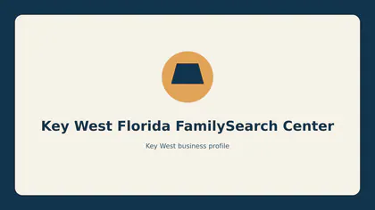 Key West Florida FamilySearch Center logo