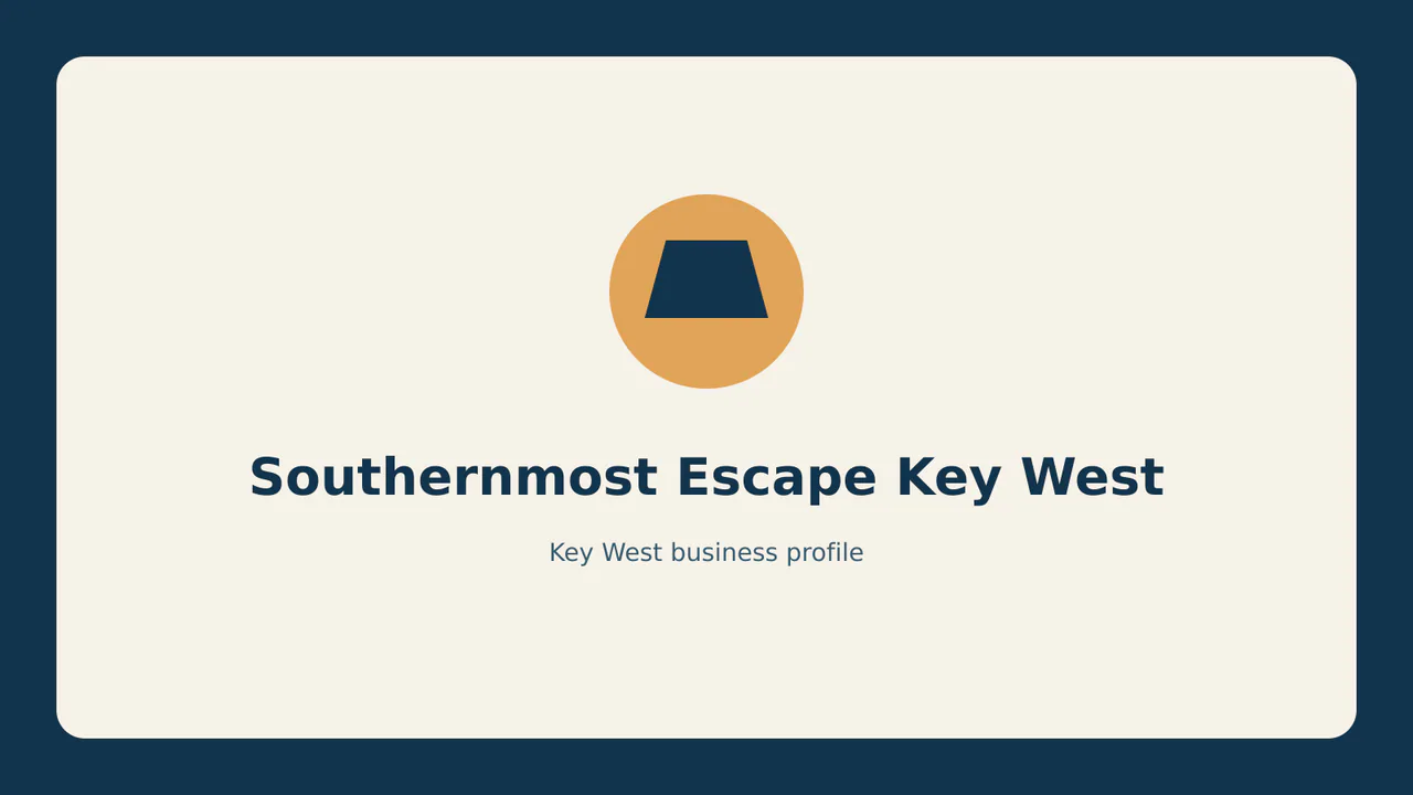 Southernmost Escape Key West profile identifier; RealReviews editorial text mark, not the business's official logo or a photograph.