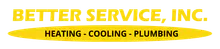 Better Service Heating, Cooling, and Plumbing logo